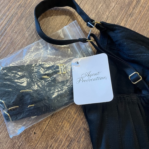 Agent Provocateur Harri Basque corset top womens sz 34B new w/ tag garter straps - Picture 2 of 6